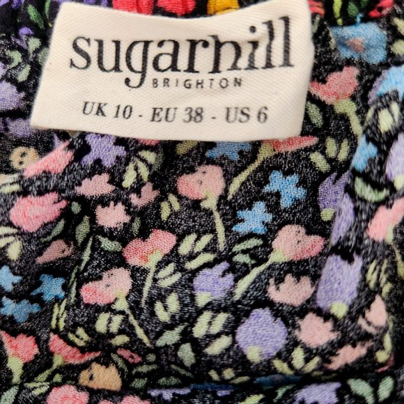 Sugarhill Brighton Felicity Tiered Skirt in Ditsy Floral - Picture 2 of 2